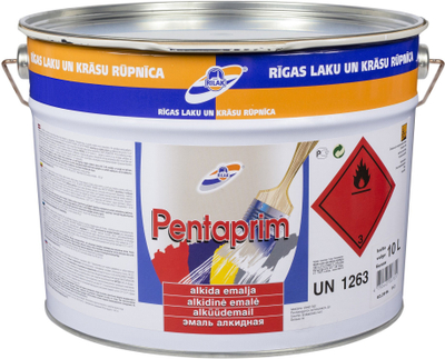 Bojë smalt Rilak PENTAPRIM ENAMEL CREAM, 10L, sandy brown