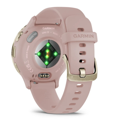 Ora inteligjente Garmin Venu 3S, ekran AMOLED, 10 ditë bateri, rozë