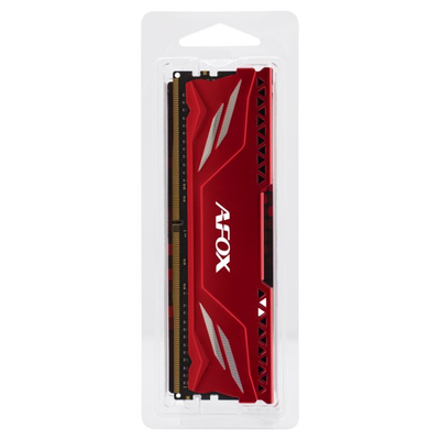 Memorie RAM Afox Gaming DDR4 16GB 3200MHz, CL16, e kuqe