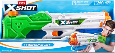 Pistoletë uji Zuru X-Shot Pressure Jet, 1100ml, rreze gati 10m, shumëngjyrëshe