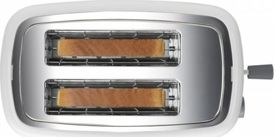 Toster Black&amp;Decker BXTO820E, 820W, 2 feta, i bardhë