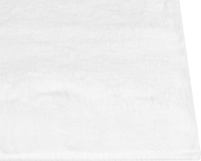 Tapet MIRPUR Faux Fur Rug, 80 x 150 cm, shaggy, i bardhë