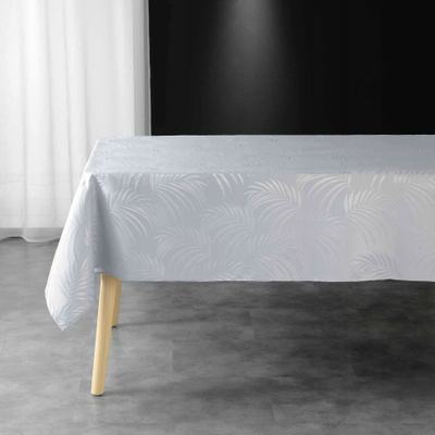 Mbulesë tavoline Douceur d'intérieur Plumette, poliester jacquard, 140x240 cm, gri