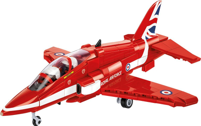 Set blloqesh Cobi BAE Hawk T1 Red Arrows, shkalla 1:48, 389 copa, i kuq