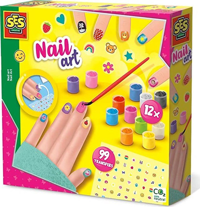 Set kozmetike për thonj Ses Creative Nail Art, për kalamaj 6+, shumëngjyrësh