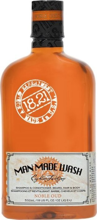 Хел за туширање 3 во 1 18.21 Man Made Noble Oud, 532ml, за коса, тело и брада