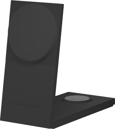 Karikues pa tela 3-në-1 Native Union Rise, magnetik, Qi2, i zi