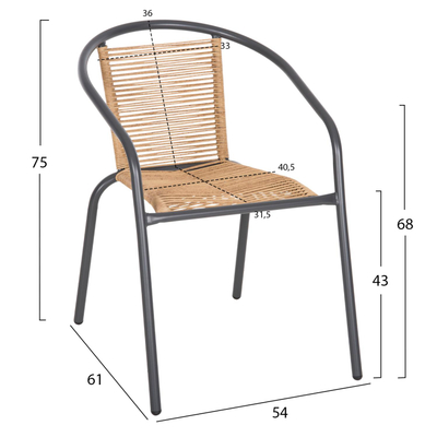 Kolltuk Swifter 54x61x75Hcm (HM5969.02), gri