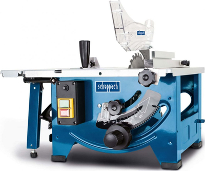 Sharrë tavolinë Scheppach HS80, 1200 W, 210 mm, e hirtë / kaltër
