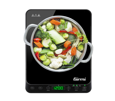 Furrë me induksion Girmi Pi04, 2000W, e zezë