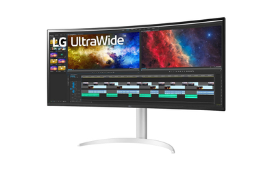 Monitor LG UltraWide 38BQ85C-W, 37.5", 3840x1600, i bardhë