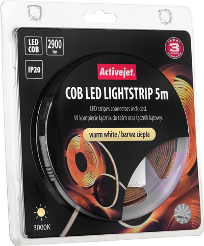 Shirit drite Activejet, LED, IP20, 5 m, i bardhë