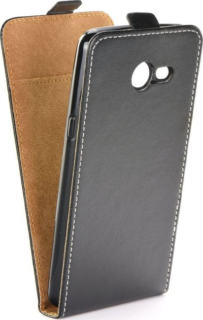 Kabullë telefoni Partner Tele.com Slim Flexi Fresh, për Samsung Galaxy J5 2017, vertikale, e zezë