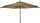 Çadër kopshti ProGarden, diametër 250 cm, dru FSC, kafe