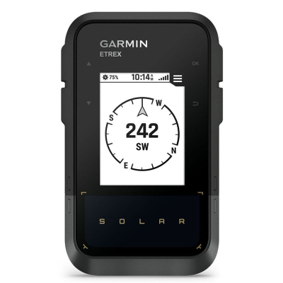 GPS dore Garmin eTrex SE Solar me HRM Dual, Bluetooth, IPX7, ngjyrë zi-gri