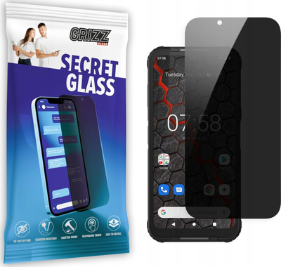 Xham mbrojtës privatësie Grizz SecretGlass për MyPhone Hammer 3 Plus, i fortë kundër gërvishtjeve, me pamje shumë të kthjellët