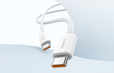 Kabllo karikues USB C në USB C Baseus Superior 2, 100W, 1m, e bardhë