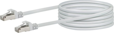 Kабел за мрежа Schwaiger CAT6, S/FTP, 20m, бел