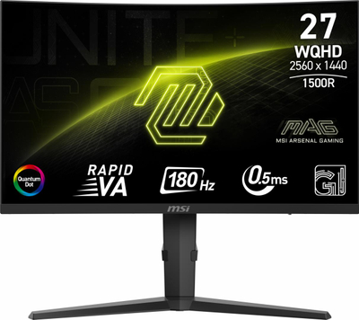 Monitor gaming MSI MAG 275CQRF QD, 27", WQHD, 1ms, i zi