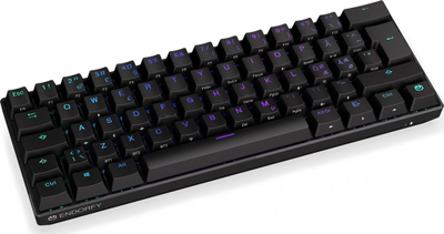 Tastierë mekanike Endorfy Thock Compact Wireless, 65%, RGB, e zezë