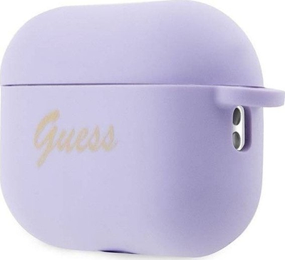 Mbulesë Guess Heart Charm GUAP2LSCHSU për Apple AirPods Pro 2, silikon, vjollcë
