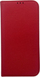 Këse libër për telefon Xiaomi Poco F6 Pro Smart Magnet, me mbajtëse karte, e kuqe