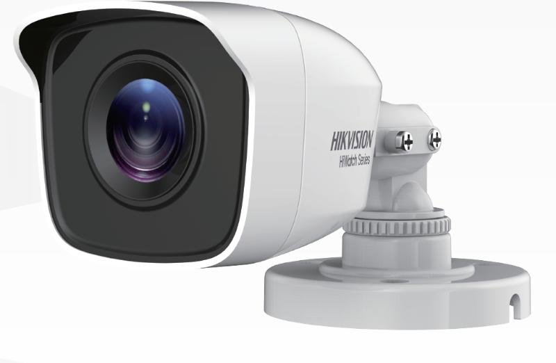 Kamerë sigurie Hikvision HWT-B150-M, AHD Bullet 4in1, 5MP, e bardhë