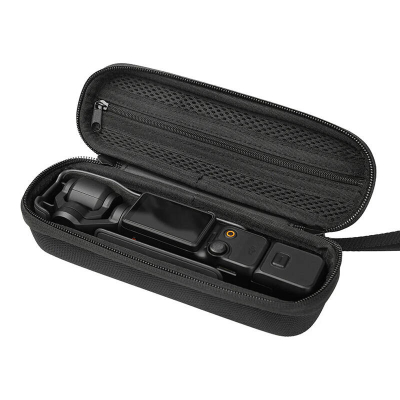 Çantë mbrojtëse TELESIN Mini për DJI Pocket 3, rezistente ndaj ujit, me hapësirë për aksesorë, e zezë
