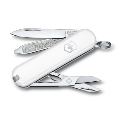 Thikë xhepi Victorinox CLASSIC SD, e bardhë