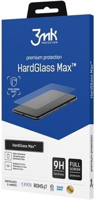 Mbrojtës ekrani 3mk HardGlass Max për Xiaomi Poco X6 Pro 5G, xham i temperuar, mbulim i plotë, i zi
