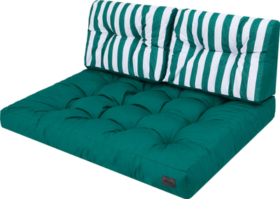 Dyshek për divan paletash HOBBYGARDEN LEO, 120x80cm, material Oxford, jeshil
