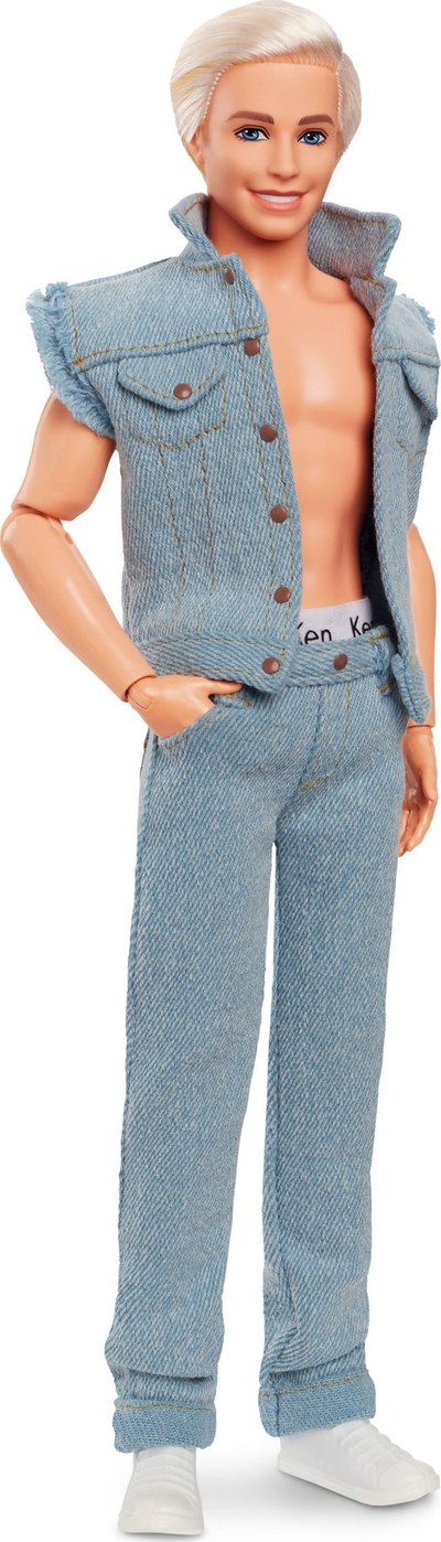 Kukull koleksionuese Mattel Barbie The Movie Ken, me set xhinsi, me bazament ekspozimi, shumëngjyrëshe