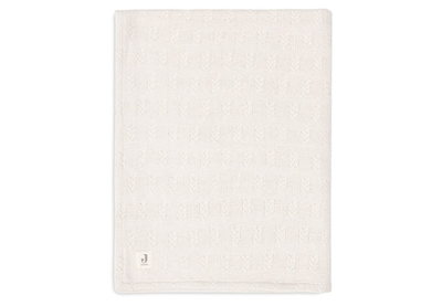 Plaf per bebe 75x100cm Grain Knit- Oatmeal/Velvet