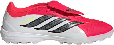 Këpuca futbolli Adidas Predator Pro FT TF, për tapet artificial, të kuqe e zezë e bardhë
