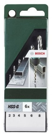 Set stërvitësash metali Bosch 2609255061 HSS G, 13 copa, 1.5 – 6.5 mm
