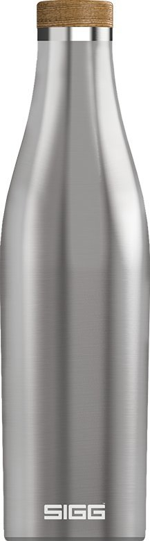 Shishe termo Sigg Meridian, 0.5L, çelik inox, argjendtë brushed