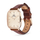 Orë dore Daniel Wellington Marlon St Mawes Linen Rose Gold DW00100816, burgundy