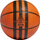 Top basketbolli adidas 3 Stripes Rubber X3 HM4970, madhësia 7, për dysheme brenda dhe jashtë, portokalli