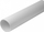 Kanal ventilimi Euro3plast Ventilation Technology, diametër 125mm, plastikë ABS, i bardhë