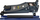 Krik hidraulik makine Silver Trolley 3T, 75–500 mm, profil i ulët, gri