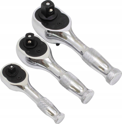 Set çelesa ratchet Satra Mini, 3 copë, 1/4\" 3/8\" 1/2\", 72 dhëmbë