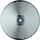Disk përzierës Rosle 3 mm 13.5 cm, çelik inox, argjendtë