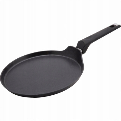 Tigan për petulla Marche LP1004, 25cm, për induksion, i zi