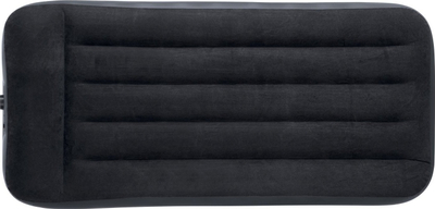 Dyshek me ajër Intex Dura Beam Plus Pillow Rest, me pompë, 42x99x191 cm, i zi