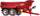 Model rimorkio Krampe Halfpipe HP 20 Wiking, shkallë 1:32, die-cast, e kuqe