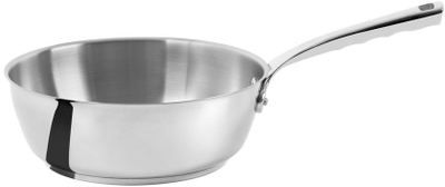 Tigan i thellë De Buyer Sauteuse Milady 24cm, çelik inoksi, 3L, argjendtë