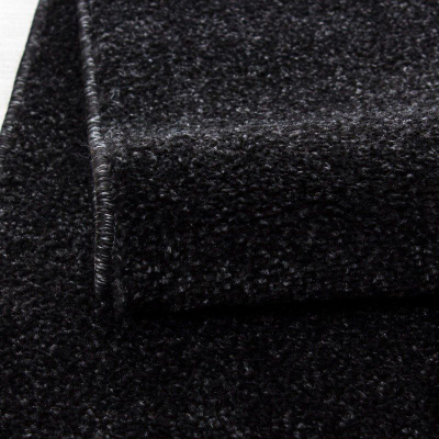 Tapet Ayyildiz Carpets ATA, me garzë të shkurtër, drejtkëndësh, i zi