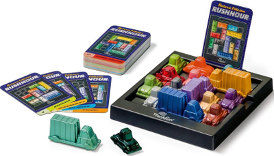 Loja me tavolinë Ravensburger Rush Hour Deluxe Edition, 60 sfida, nga 8 vjeç e lart, shumëngjyrëshe