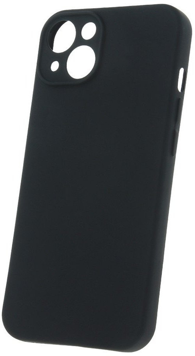 Këllëf telefoni OEM Silicone Overlay për iPhone 14 6.1", silikoni, i zi
