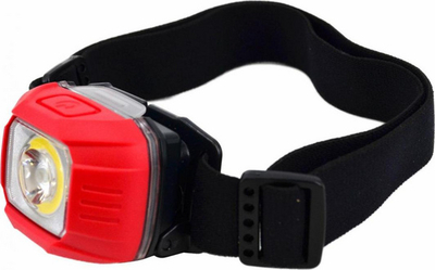 Fener koke AWTools AW17616, COB LED CREE LED, i rikarikueshëm, i zi